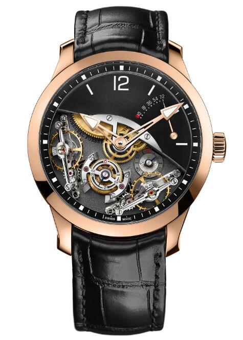 Replica Greubel Forsey Watch Double Balancier Red Gold Black Dial Men Replica Greubel Forsey Watch Double Balancier Red Gold Black Dial Men